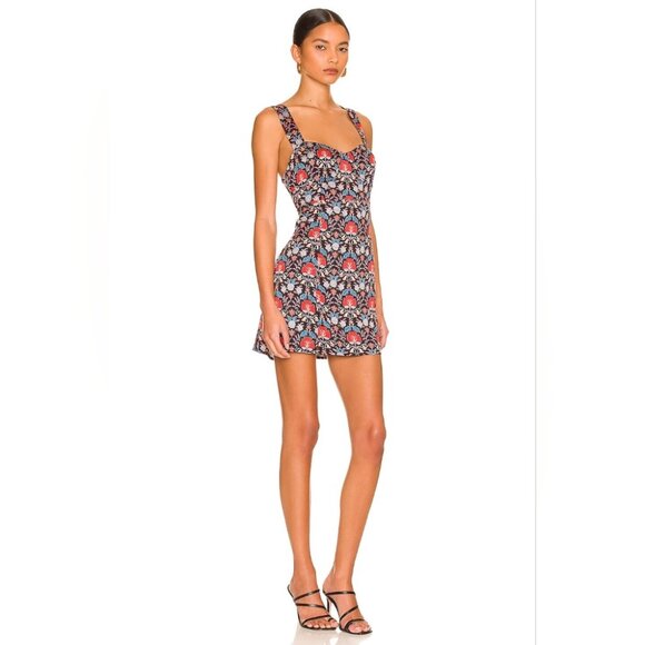 NWOT Free People Sasha Mini Dress Sunshine Combo Stretchy Size XS - Picture 4 of 10